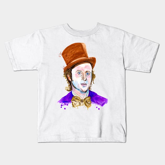 WIlly Wonka- Pure Imagination Kids T-Shirt by beaugeste2280@yahoo.com